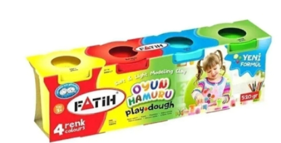 Fatih Oyun Hamuru 520 Gr 4 Renk