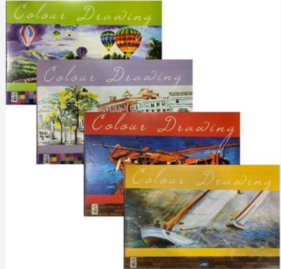 35x50 Spiralli Resim Defteri 15yp