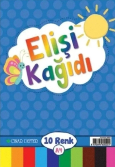 Karışık Renk 10 Lu Elişi Kağıdı