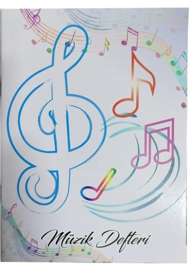 Mcolor A4 Karton Kapak Müzik Defteri (24 Yaprak)