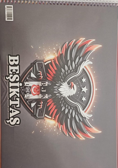 taraftar 25*35 k.kapak resim defteri 15 yp