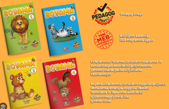 GONG YAYINCILIK Okul Öncesi Eğitici Etkinlikli Boyama Kitabı2 24 Sayfa