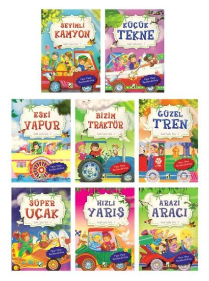 Damla Yayınları Sevimli Taşıtlar Dizisi (8 Kitap)