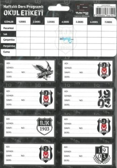BJK ETİKET 3'lü paket