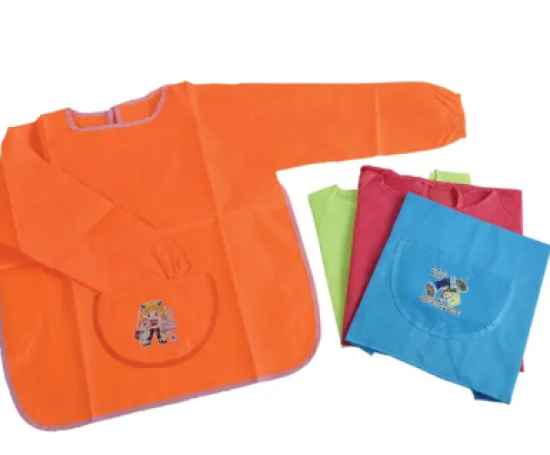 diğital cepli boya önlüğü