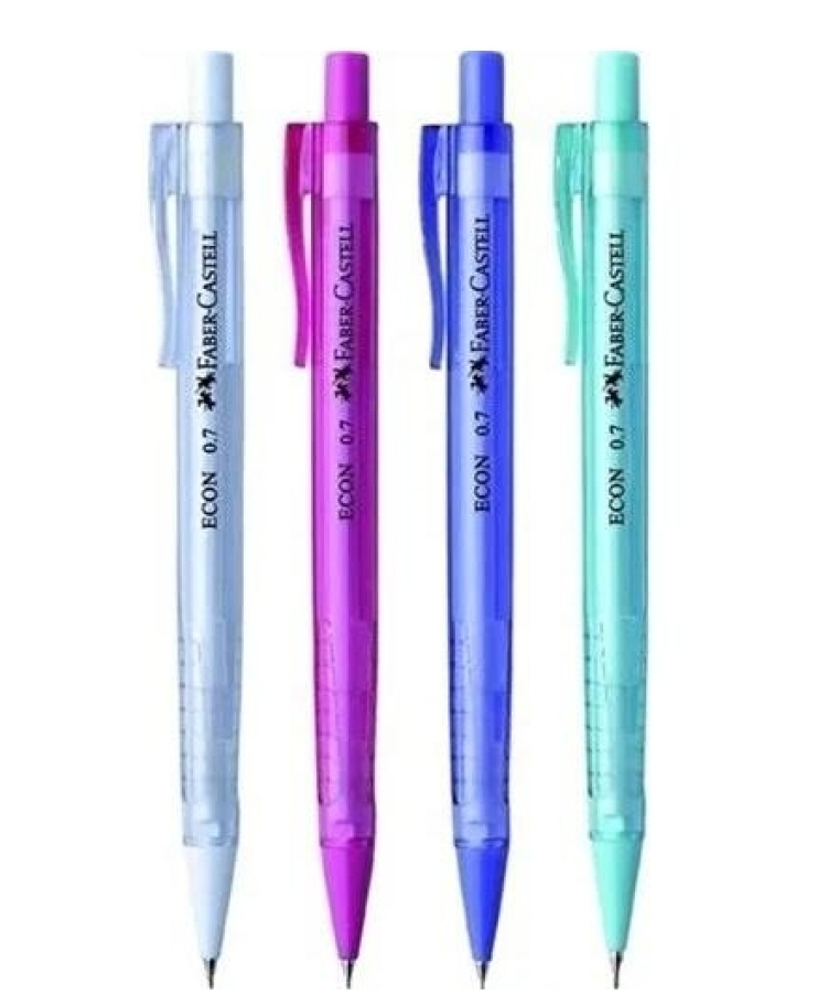 Faber Caste Econ Versatil Kalem 0.7 Uçlu-Şeffaf Renkler-