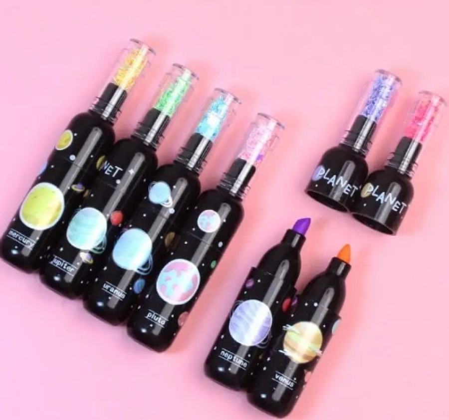 Galaksi (Galaxy) Uzay Fosforlu Kalem 6'lı