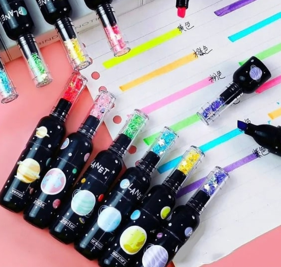 Galaksi (Galaxy) Uzay Fosforlu Kalem 6'lı