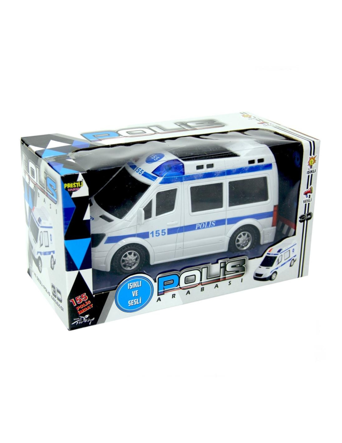 Işıklı Sesli Pilli Polis Arabası