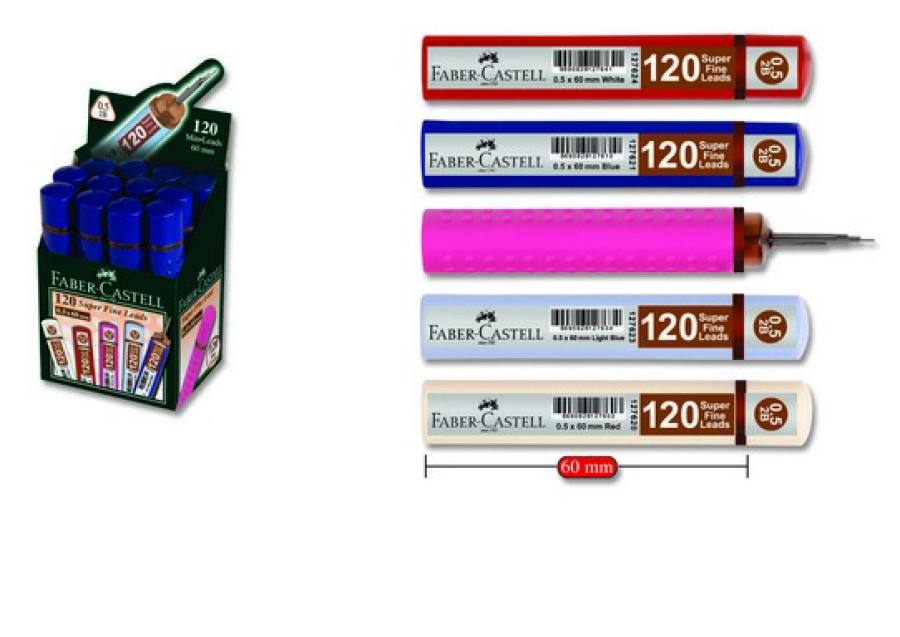 Faber Castell Grip Min 0.7mm 2B Uç 120’li