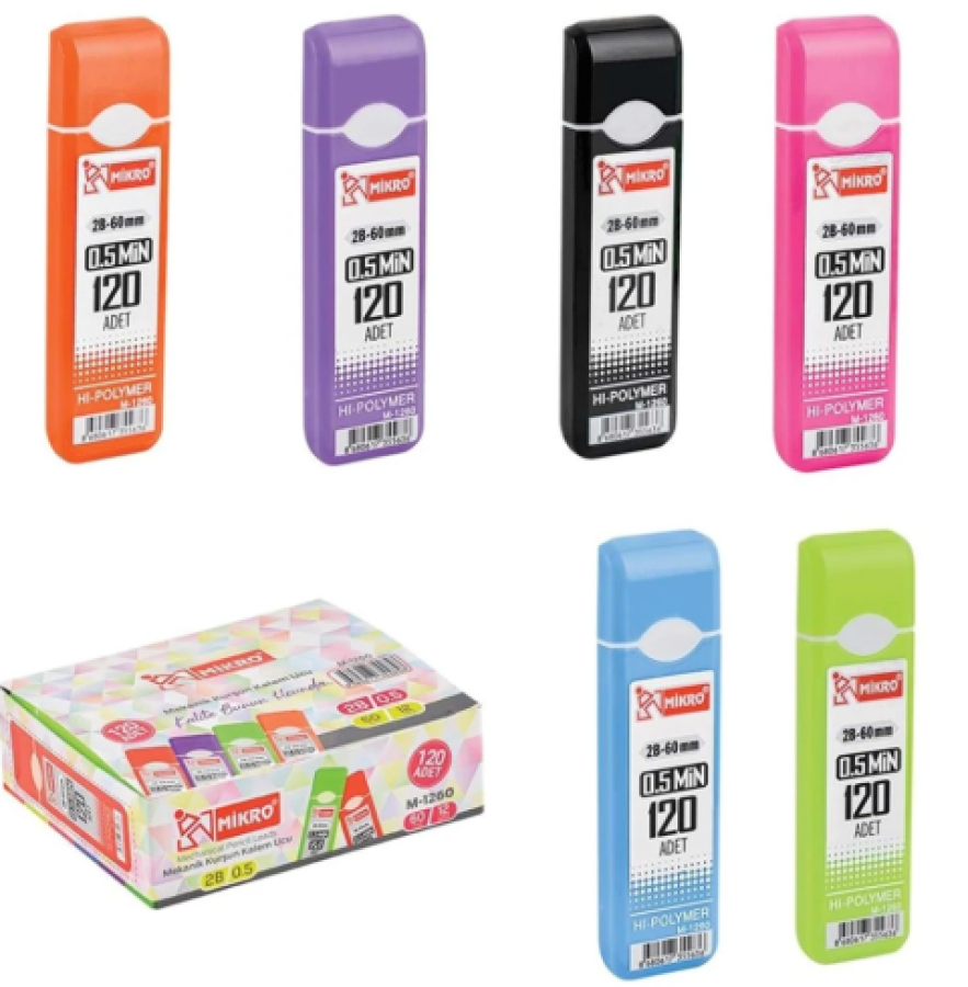 Mikro Min-Uç 0.5 mm.120'li Paket 60 mm