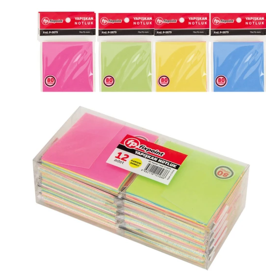 Yapışkanlı kağıt kare