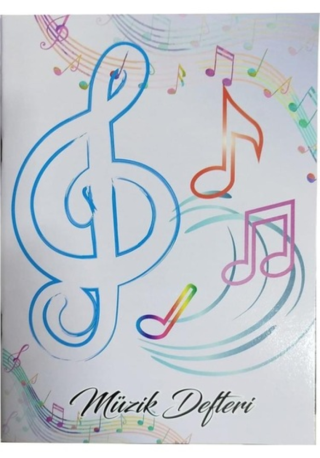 Mcolor A4 Karton Kapak Müzik Defteri (24 Yaprak)
