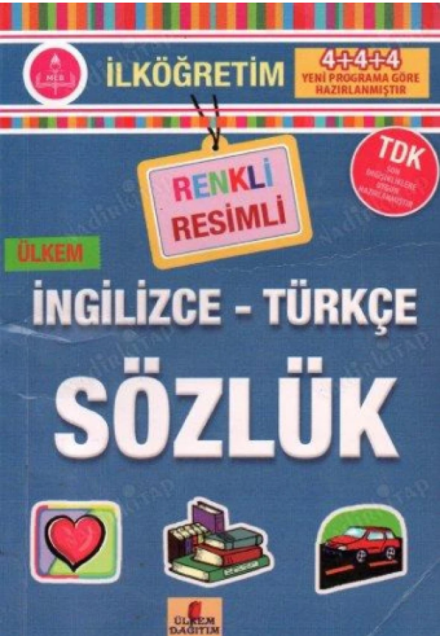 Ülkem Dağıtım Resimli İngilizce - Türkçe Sözlük