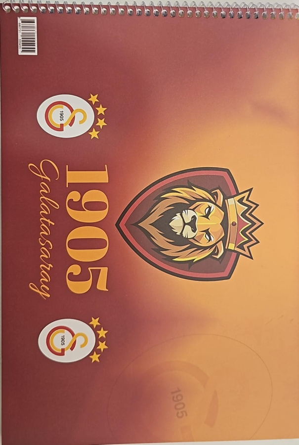 taraftar 25*35 k.kapak resim defteri 15 yp