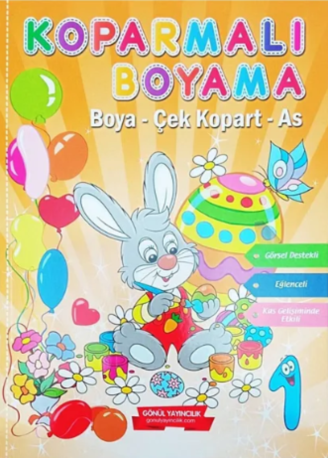 GÖNÜL YAYINCILIK Koparmalı Boyama 1 48 sayfa