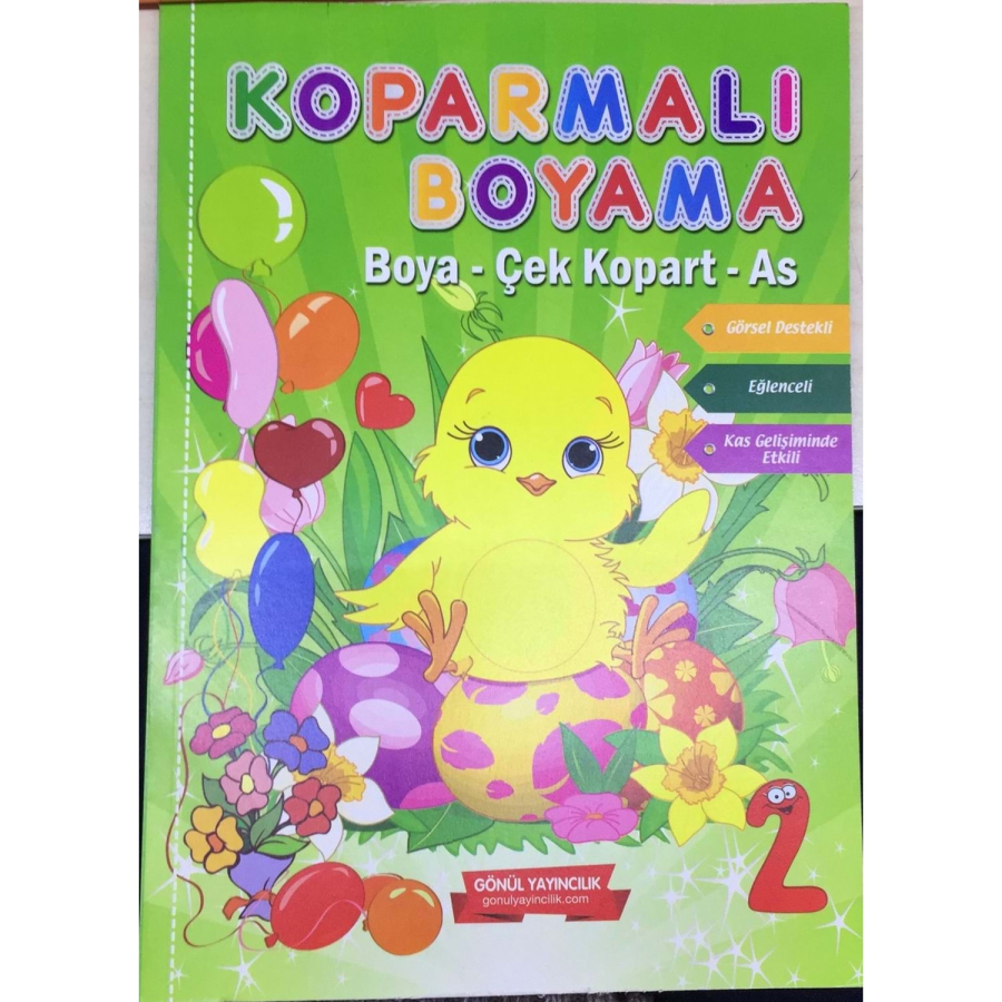GÖNÜL YAYINCILIK Koparmalı Boyama 2 48 sayfa