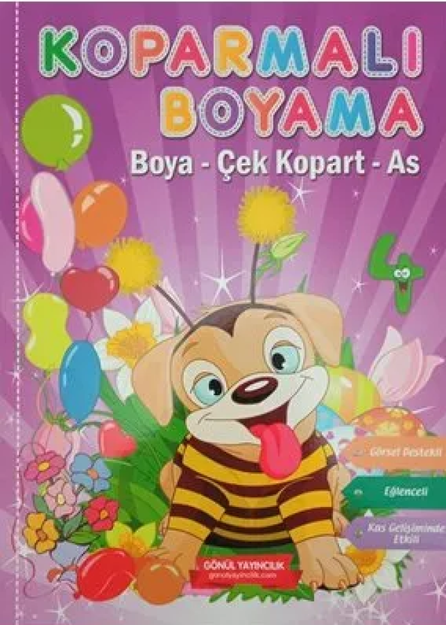 GÖNÜL YAYINCILIK Koparmalı Boyama 4 48 sayfa