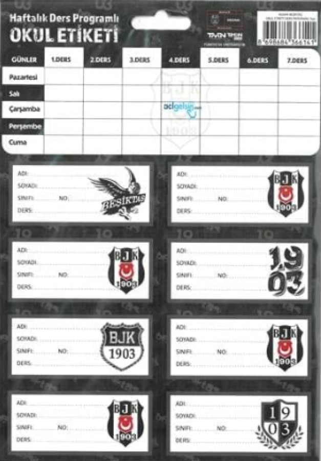 BJK ETİKET 3'lü paket