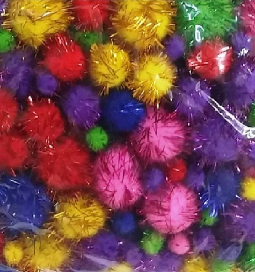 Rubenis Ponpon Simli 10-20-30 mm 6 Renk 120`li 5073